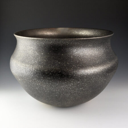 Vigil, Lonnie -  14" Wide Micaceous Black Jar