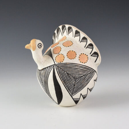 Lewis, Lucy - Turkey Clay Figure (1960s)