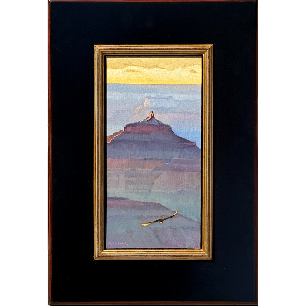 Molnar, Marcia - "As the Condor Glies" Oil on Board (12 x 6)
