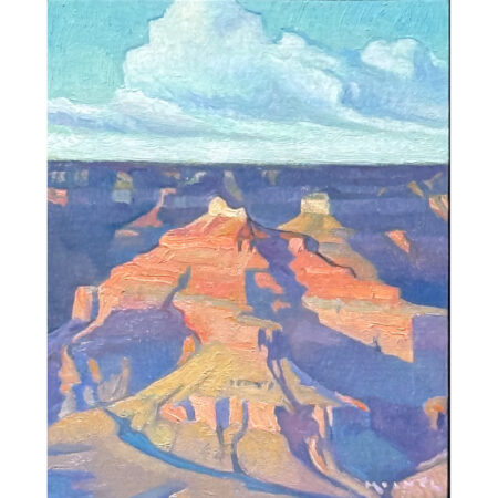 Alternative view of Molnar, Marcia - "Hopi Afternoon" Oil on Board (10 x 8)