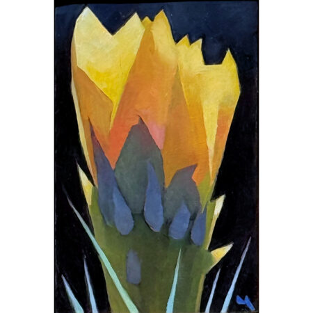 Alternative view of Molnar, Marcia - "Sun Brite" Oil on Board (4 x 5)