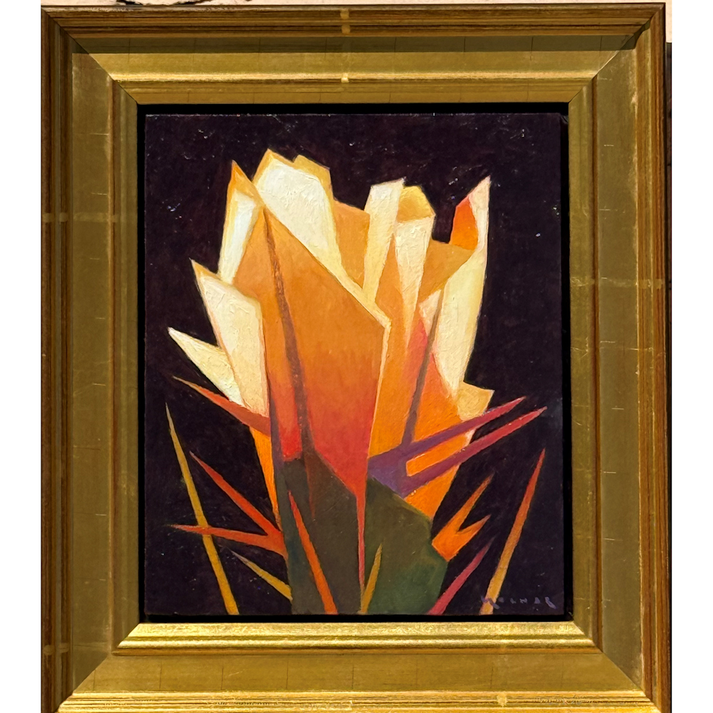 Molnar, Marcia - "Up with the Sun, Study" Oil on Board (6 x 7)