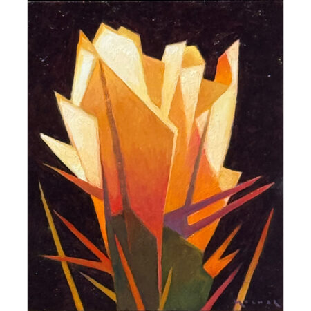 Alternative view of Molnar, Marcia - "Up with the Sun, Study" Oil on Board (6 x 7)