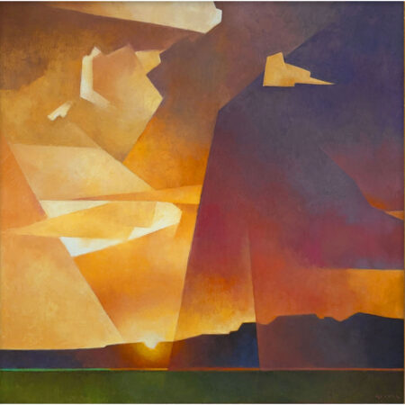 Alternative view of Molnar, Marcia - "Rock On" Oil on Linen (36 x 36)