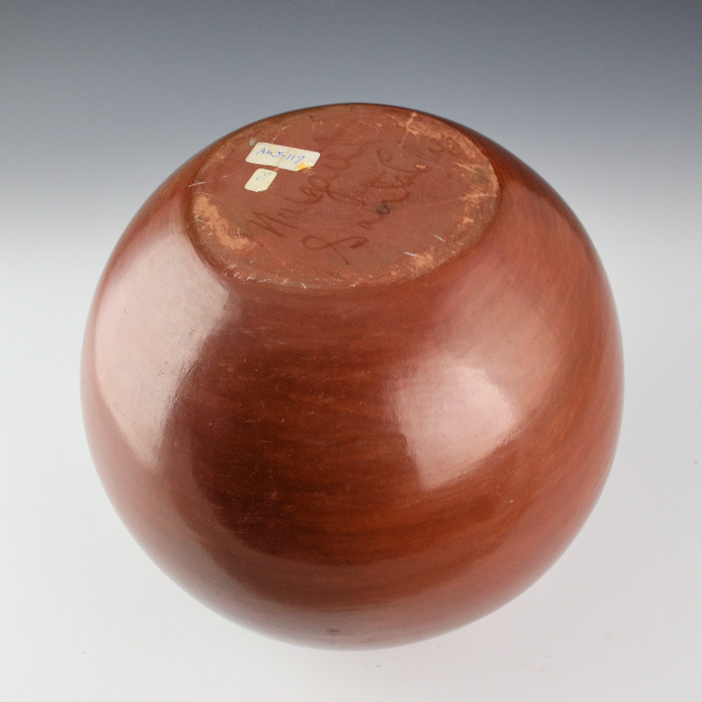 Tafoya, Margaret - 8" Tall Red Storage Jar (1960s) - Image 5