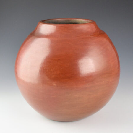 Tafoya, Margaret - 8" Tall Red Storage Jar (1960s)