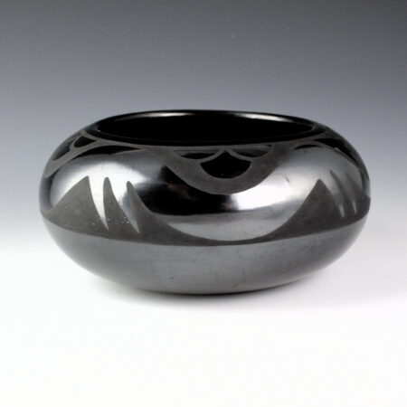 Alternative view of Martinez, Maria  - Wide Bowl with Avanyu (Maria + Santana, 1954-6)