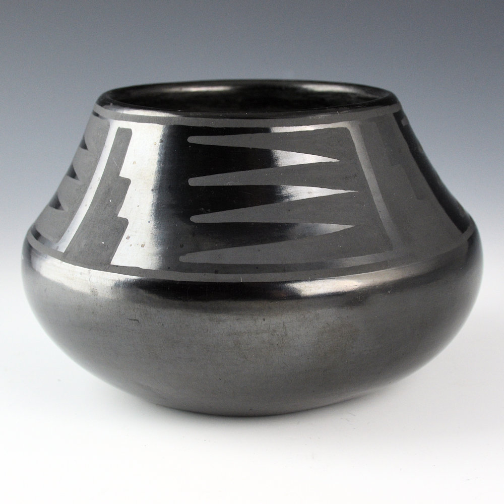 Martinez, Maria - Jar with Bird Wing and Mesa Designs "Marie + Santana", 1940s