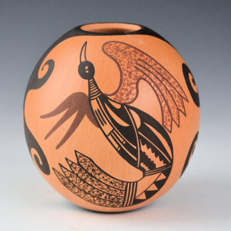 Alternative view of Tahbo, Mark  - Bowl Polychrome Bowl with Birds (2008-10)