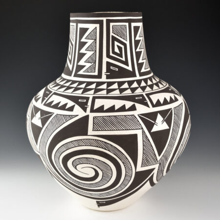 Sarracino, Myron - Water Jar with Swirls and Cloud Beings