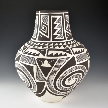 Alternative view of Sarracino, Myron - Water Jar with Swirls and Cloud Beings