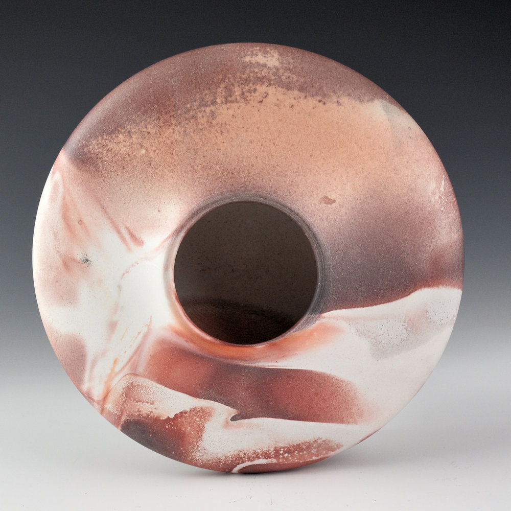Pahponee - Wide Shoulder Jar with Red Fire Clouds (2004) - Image 2