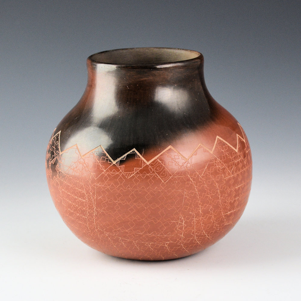 Folwell, Polly Rose - Jar with Mountain and Star Designs - Image 2