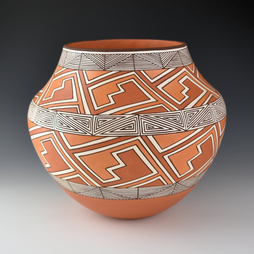 Patricio, Robert - "Misty Mesa Sunrise" Water Jar - Image 3