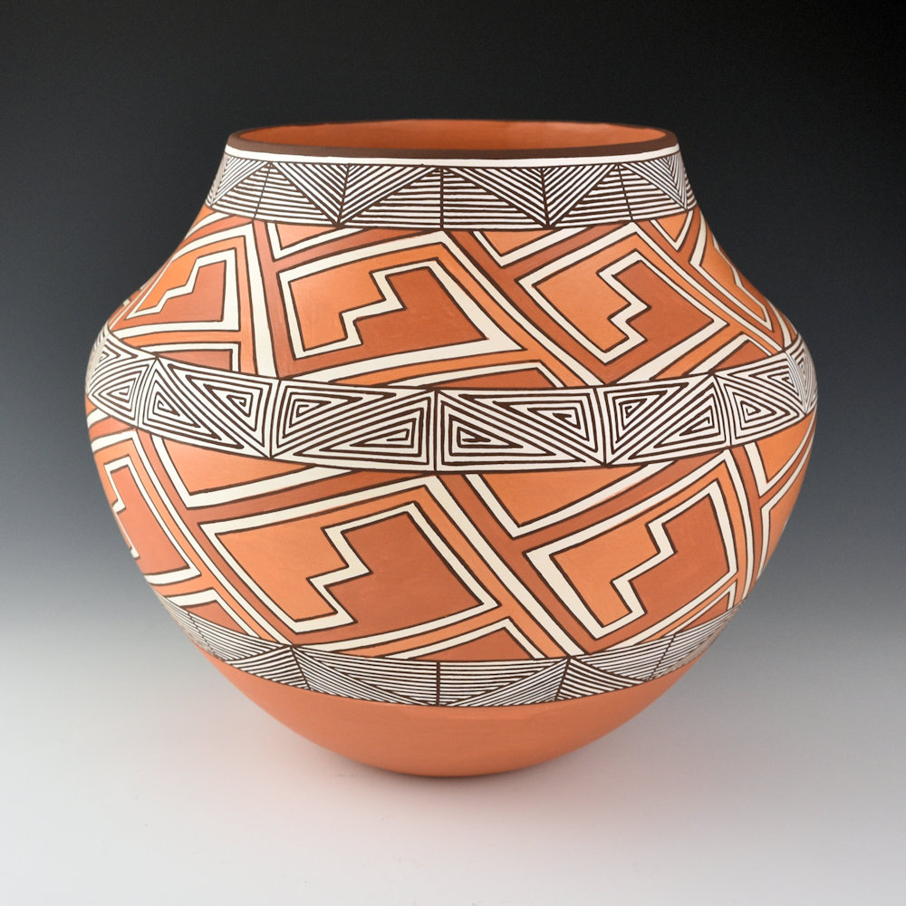 Patricio, Robert - "Misty Mesa Sunrise" Water Jar - Image 2