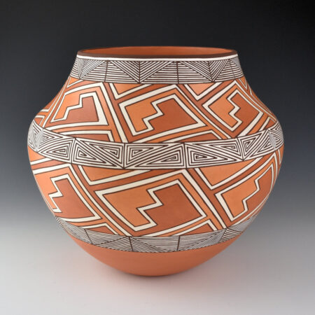 Patricio, Robert - "Misty Mesa Sunrise" Water Jar