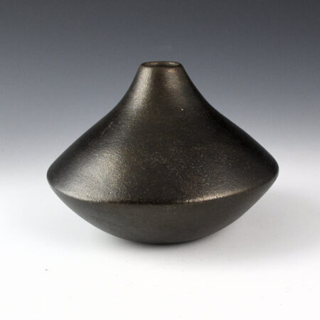 Alternative view of Vigil, Robert - Black Micaceous Jar with Sharp Shoulder