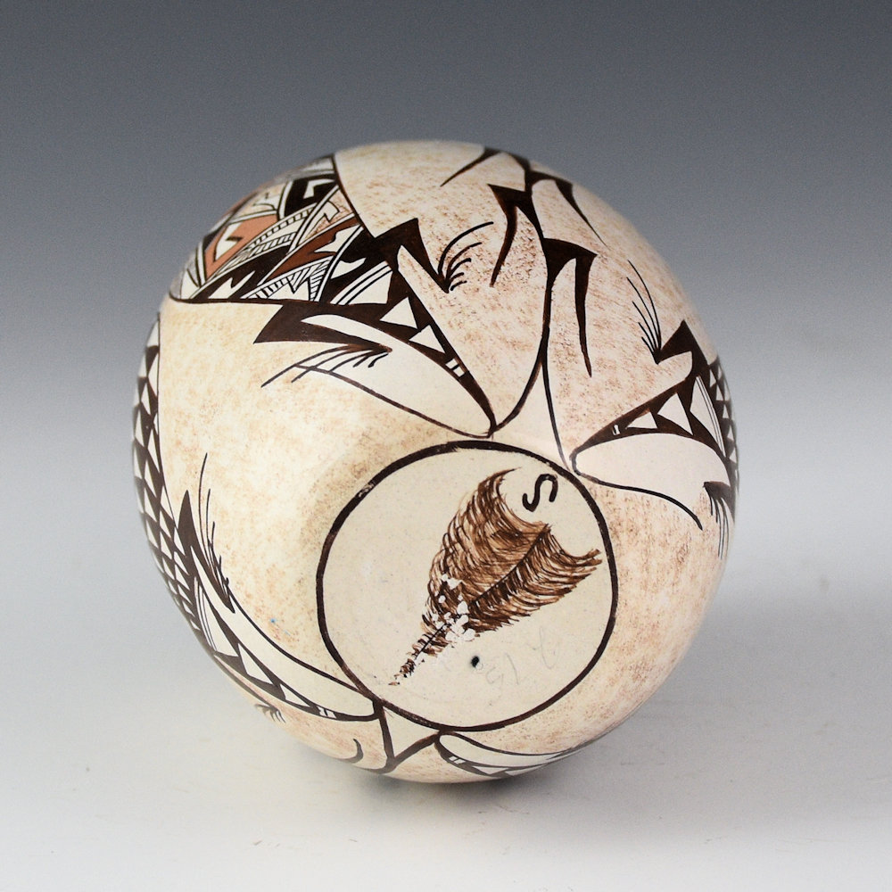 Naha, Sylvia - Small Jar with Four Lizards and Corn (1980s) - Image 6