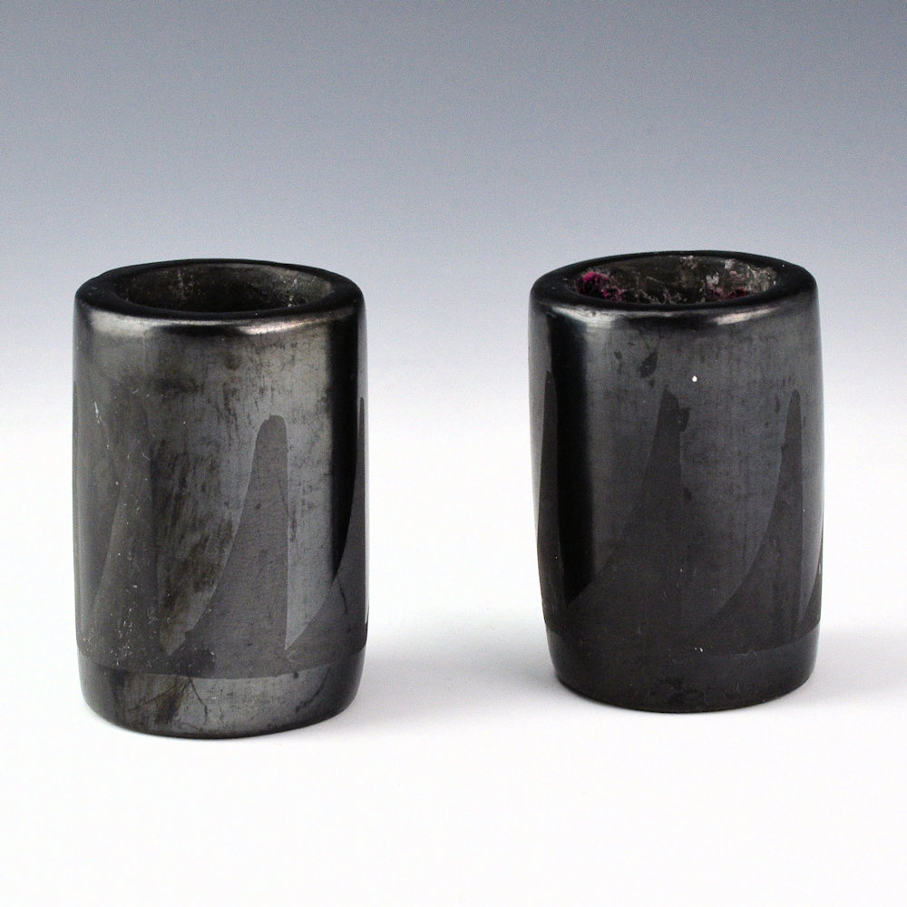 Roybal, Tonita - Small Feather Design Candlesticks (1920s) - Image 2