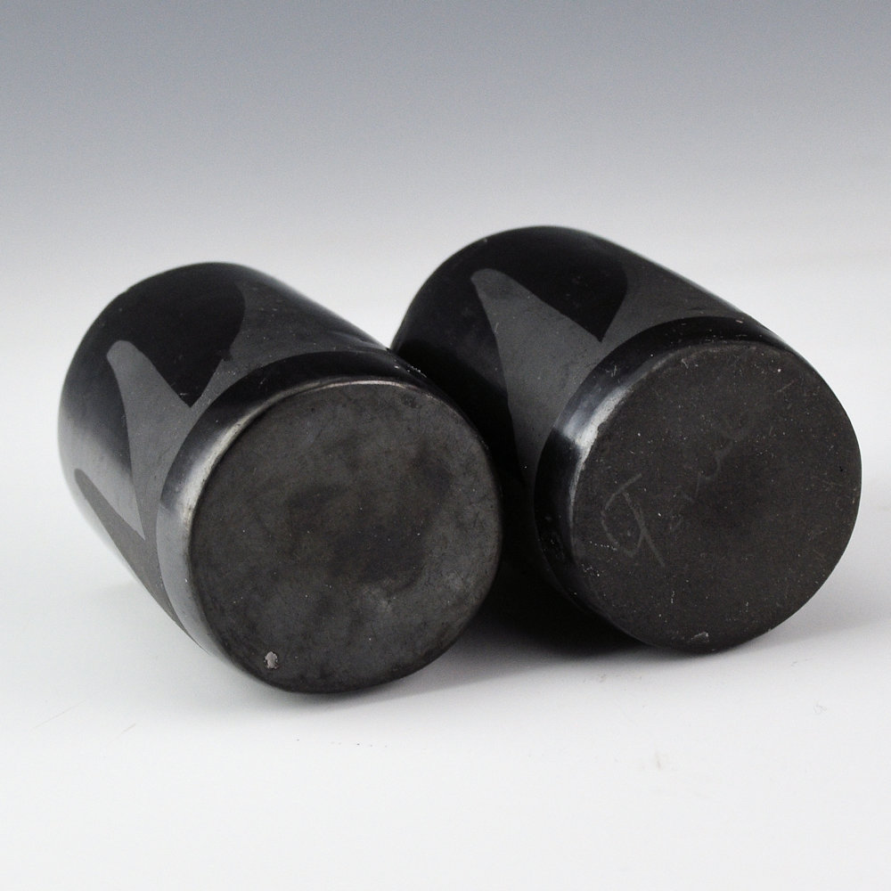 Roybal, Tonita - Small Feather Design Candlesticks (1920s) - Image 5