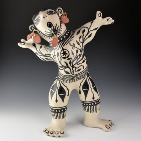 Ortiz, Virgil - Monos Figure with Cochiti Designs (1994)