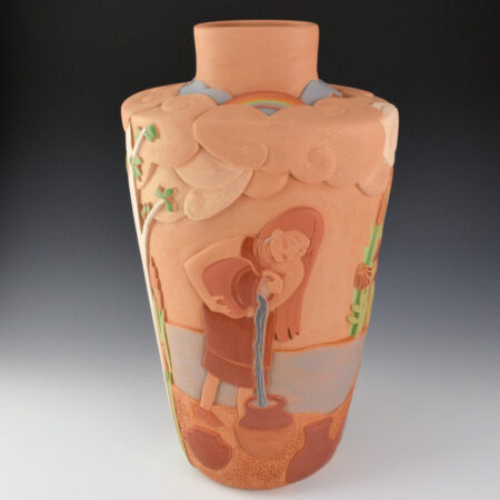 Borts-Medlock, Autumn - "Potters at Pot Creek" Polychrome Jar