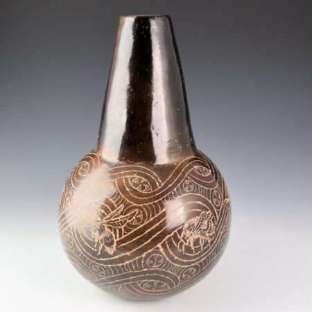 Alternative view of Earles, Chase Kahwinhut - 10" Tall "A-Nah'Dakoh" Traditional Caddo Bee Bottle
