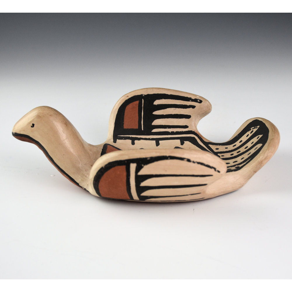 Dunlap, Carlos - Polychrome Bird with Painted Desgins (1967)