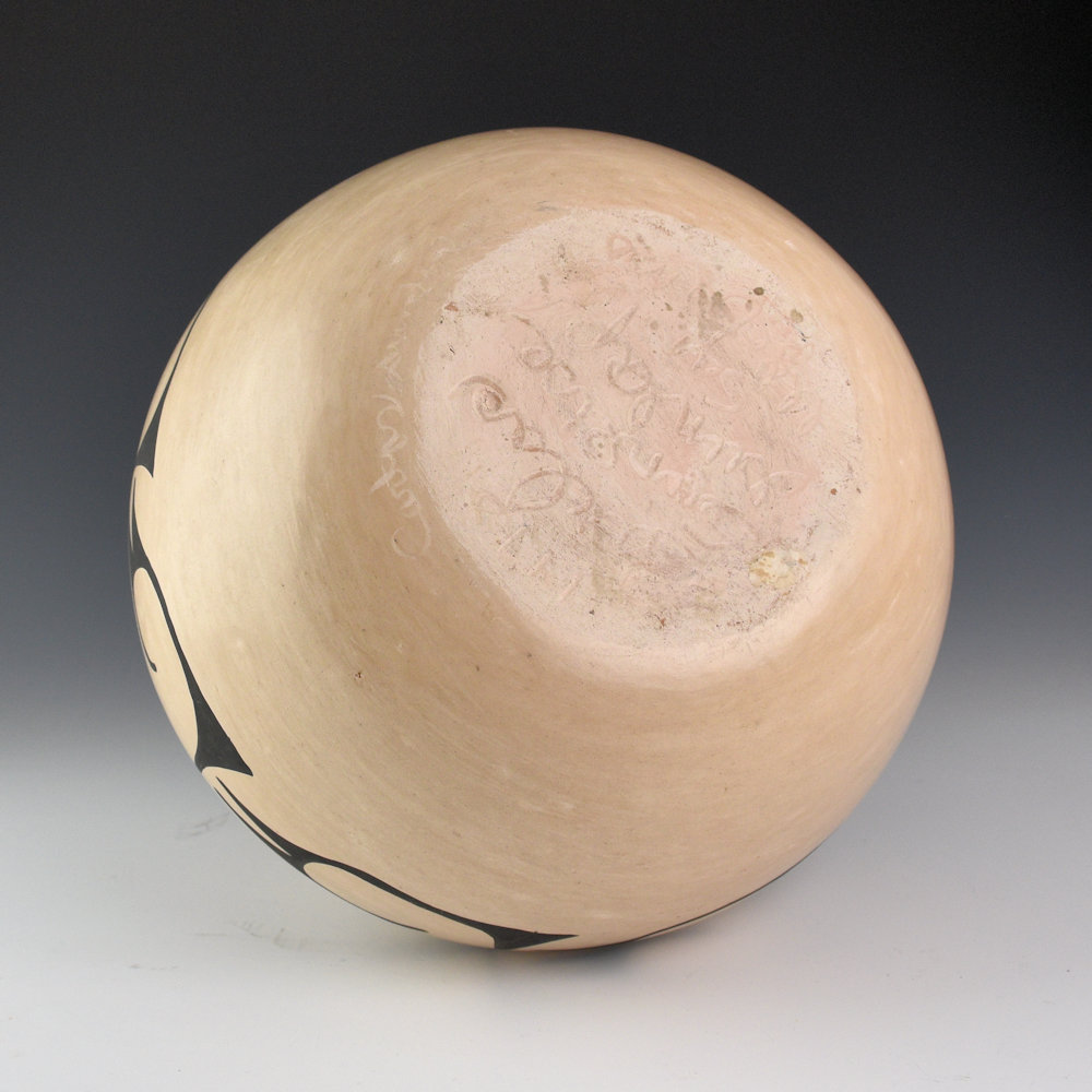 Dunlap, Carlos - Polychrome Water Jar with Avanyu and Cloud Designs (1978) - Image 6