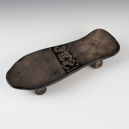 Alternative view of Earles, Chase Kahwinhut - 7" Long Clay "Caddo Skateboard"
