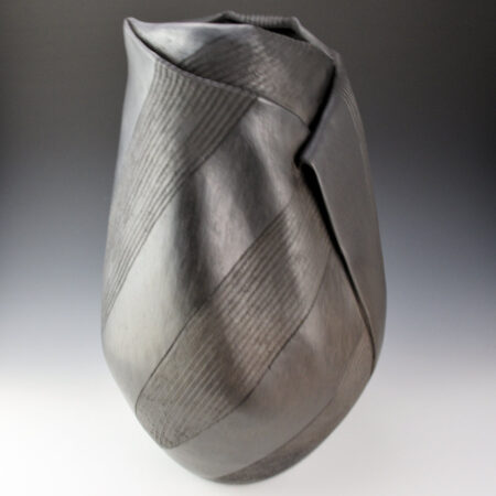 Alternative view of Tso, Jared - "Middle Brother" Black Fired Jar, Blanket Series