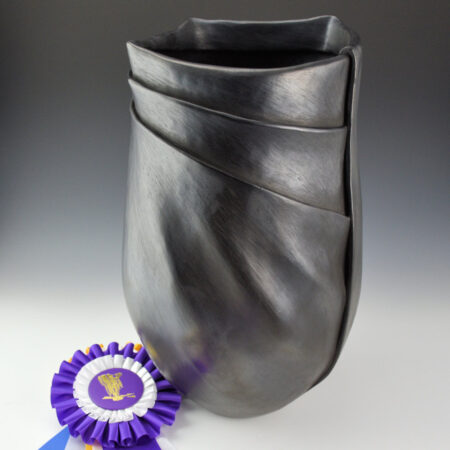 Tso, Jared - "Youngest Brother" Black Fired Jar, "Best of Pottery" Gallup Ceremonials 2026