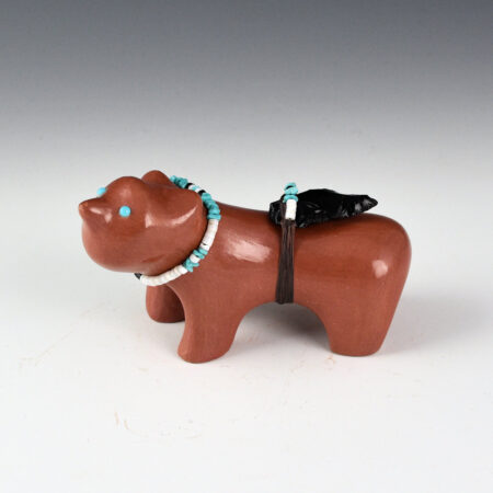 Alternative view of Naranjo, Jarren - Red Bear with Arrowhead and Necklace
