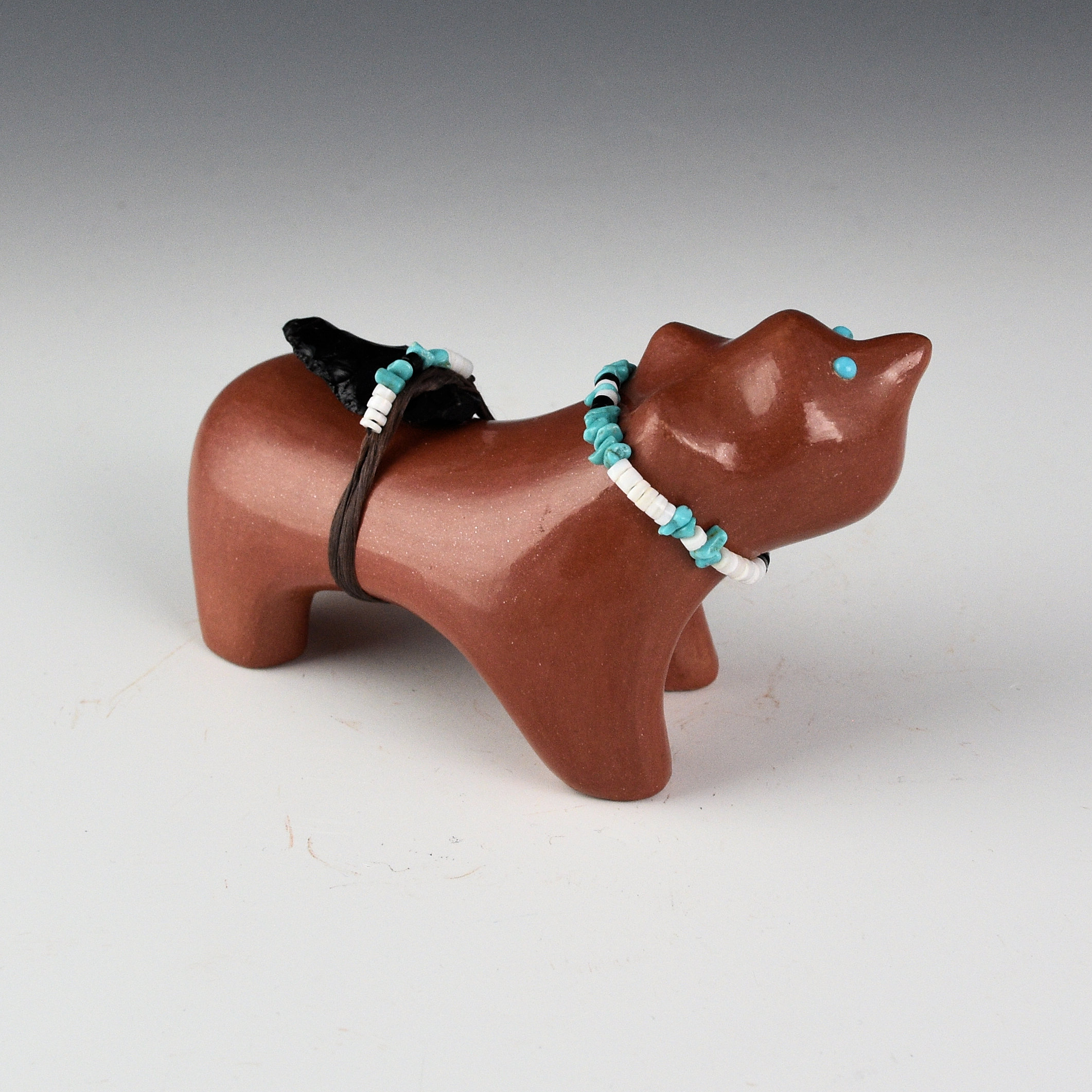 Naranjo, Jarren - Red Bear with Arrowhead and Necklace