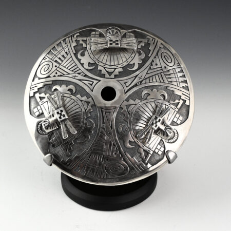 Takala, Jason - Double Overlay Bowl with Three Butterfly Katsinas