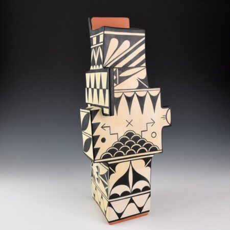 Suina, Jeff - "Cliff House" 13" Tall Jar