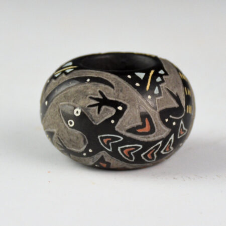 Tafoya, Jennifer - Bowl with Mimbres Lizards (2009)
