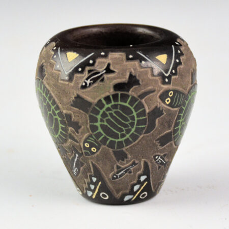 Tafoya, Jennifer - Bowl with Turtles and Fish (2009)