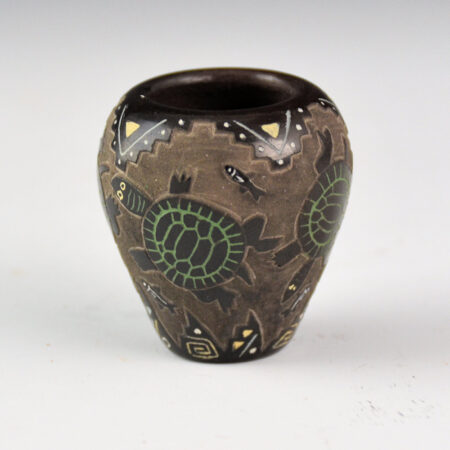 Alternative view of Tafoya, Jennifer - Bowl with Turtles and Fish (2009)