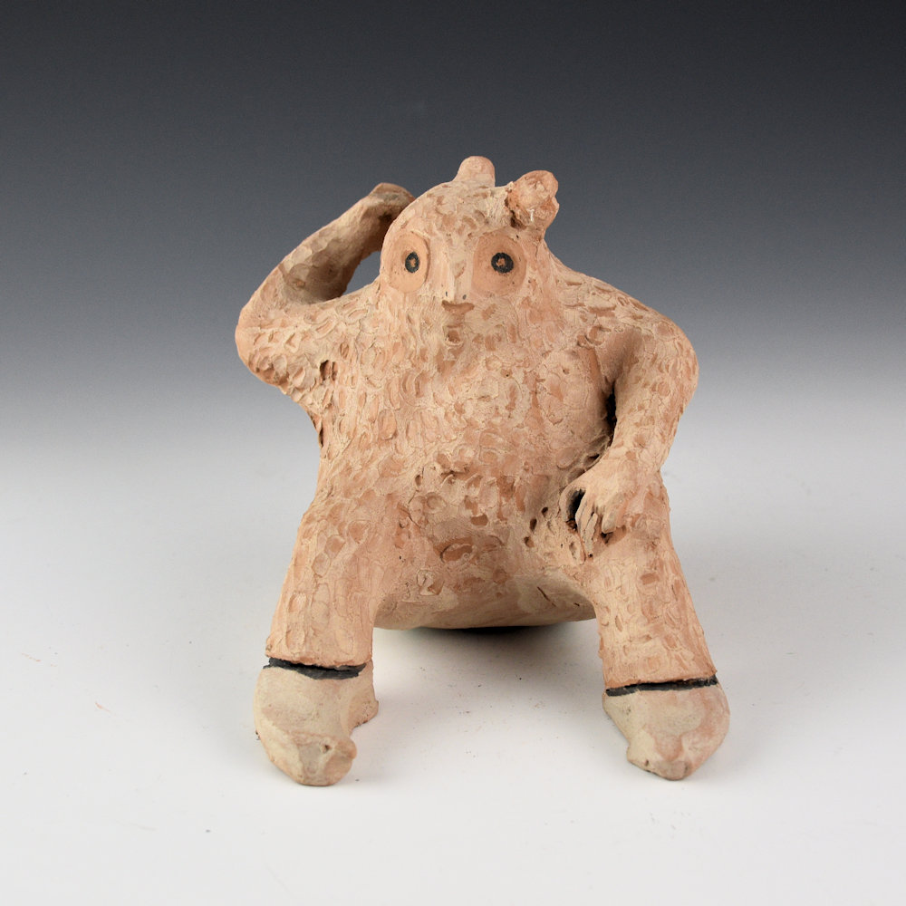 Folwell, Jody - Clay "Bird-Man" Figure (1980s)