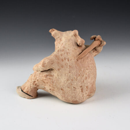 Alternative view of Folwell, Jody - Clay "Bird-Man" Figure (1980s)