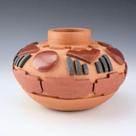 Youngblood-Lugo, Joseph - "Rain High and Low, Far and Wide" Polychrome Jar