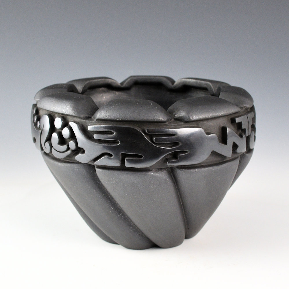 Youngblood, Joseph – “River’s Bounty” Avanyu and Melon Bowl