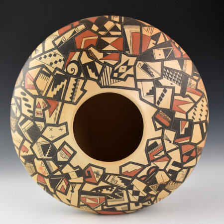 Alternative view of Abeita, Karen - Large Bowl with Shard Designs