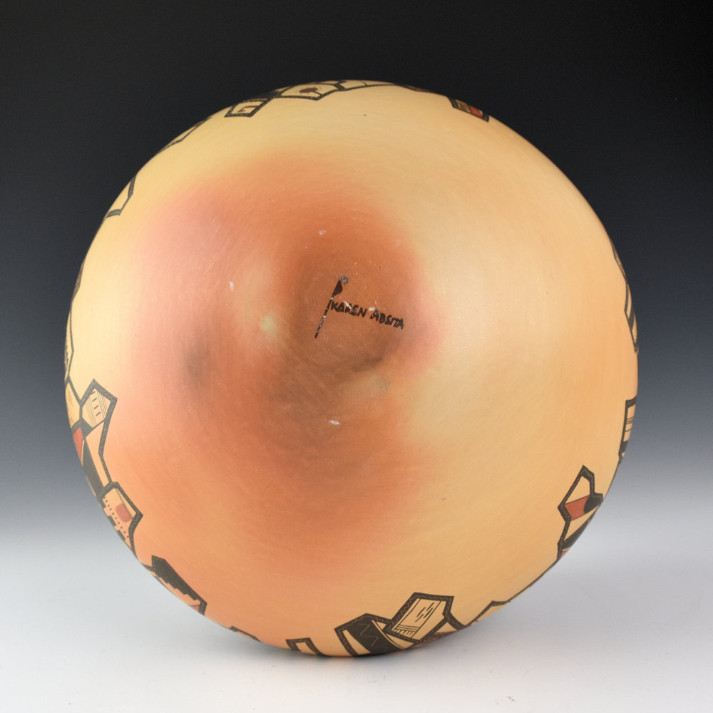 Abeita, Karen - Large Bowl with Shard Designs - Image 5