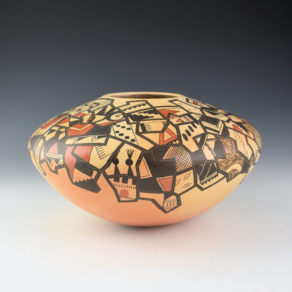 Abeita, Karen - Large Bowl with Shard Designs - Image 4