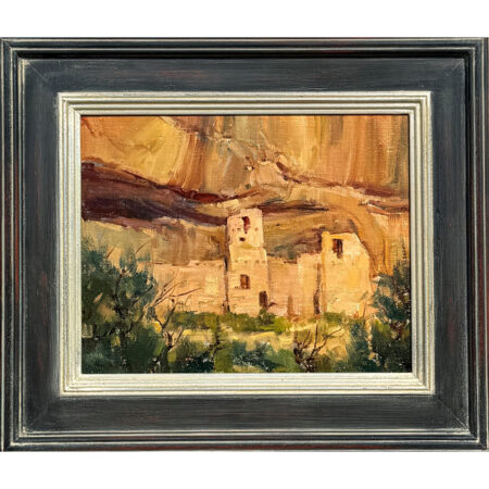 Winder, Kwani Povi - "Tucked into Silence" Oil on Linen Board (11" x 14")