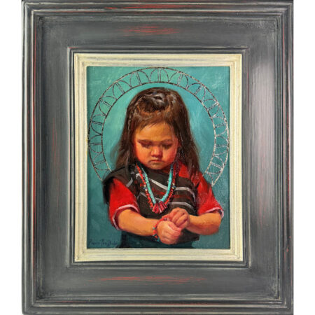 Winder, Kwani Povi - "Supplication" Oil on Linen Board (8" x 10")