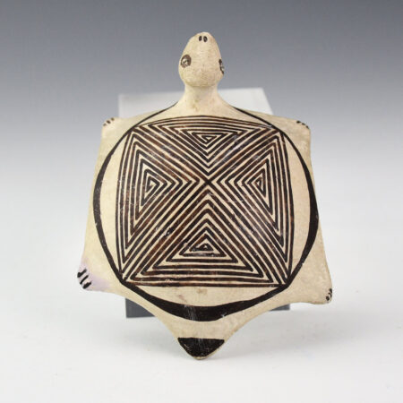Alternative view of Lewis, Lucy - Turtle Clay Figure (1960s)