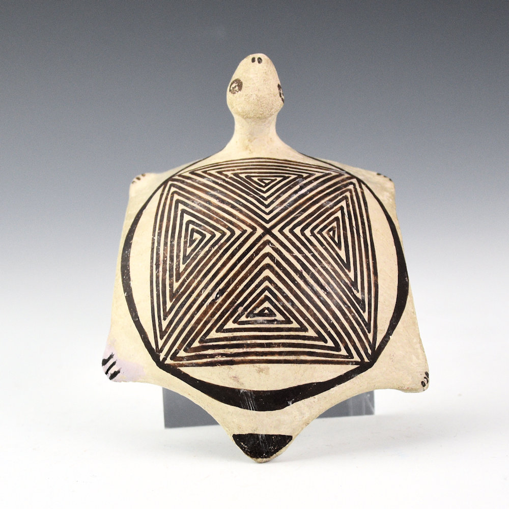 Lewis, Lucy - Turtle Clay Figure (1960s) - Image 3